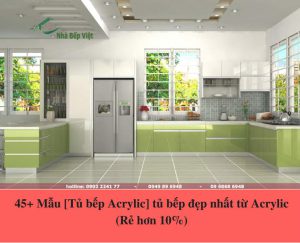Tủ bếp Acrylic 300x243 - 45+ Mẫu [Tủ bếp Acrylic] tủ bếp đẹp nhất từ Acrylic (Rẻ hơn 10%)